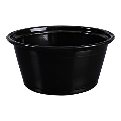 [001023-03] 3.25 oz portion cup, Color: black, Material: polypropylene, 2500/cs