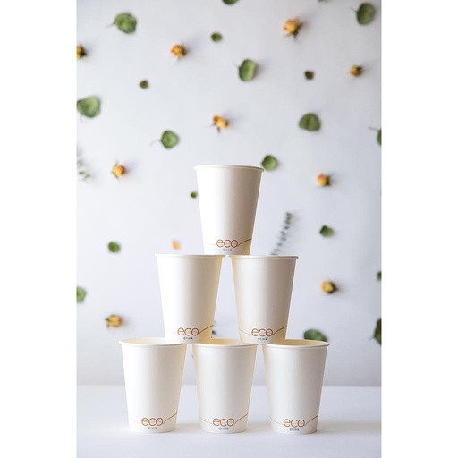 16 oz DRINK ECO Compostable, Single Wall Hot Cup, Material: PLA Lined ...