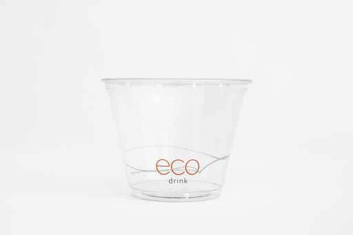 [104001] 9 oz DRINK ECO 100% Recycled Cold Cup, Material: 100% Post Consumer Recycled PET, Recyclable, 1000/cs