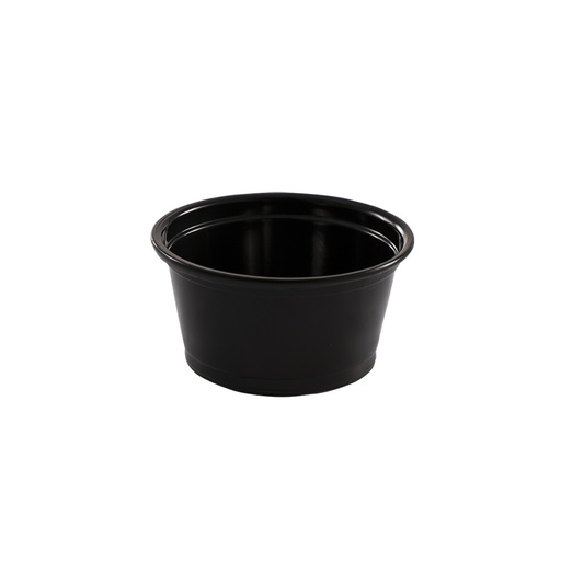 [001016-03] 2 oz portion cup, plastic, Color: black, 2500/cs