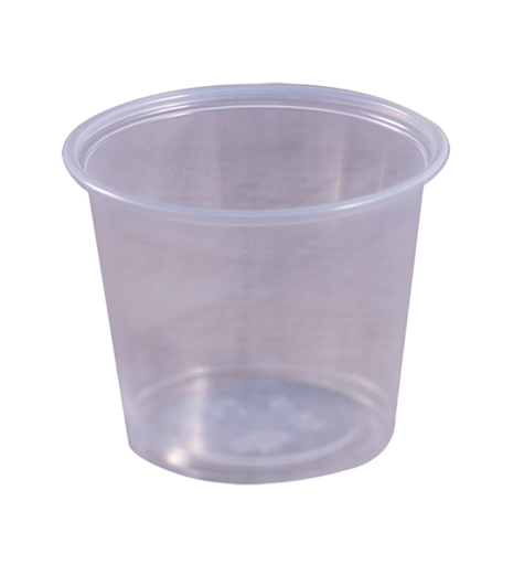 [001026-03] *SPECIAL ORDER ITEM* Portion Cup, Capacity: 5.5 oz, Color: Clear, Material: Polypropylene, 125 Cups/Sleeve; 20 Sleeves/Cs; 2500 Cups/Cs *ESTIMATED DELIVERY TIME 1-2 WEEKS* (NOT RETURNABLE)