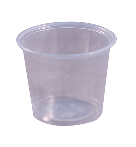 [001026-03] Portion Cup, Capacity: 5.5 oz, Color: Clear, Material: Polypropylene, 125 Cups/Sleeve; 20 Sleeves/Cs; 2500 Cups/Cs