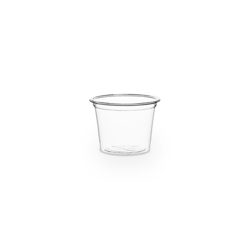 [001034-30] *SPECIAL ORDER ITEM* 1 oz PLA cold portion cup, Material: PLA, Color: Clear, Compostable, 5000/cs *ESTIMATED DELIVERY TIME 1-2 WEEKS* (NOT RETURNABLE)