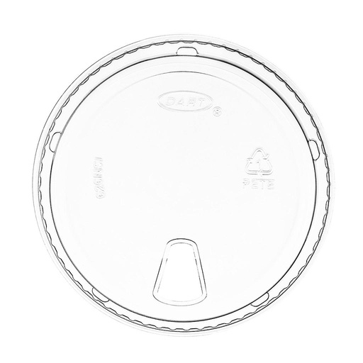 [002065-03] Sip lid for 12, 16, 20 & 24 oz cold cups, 4" Diameter, Material: PET, Color: Clear, 1000/cs