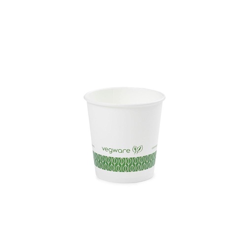 [003029-30] 4 oz Hot Cup, Material: PLA lined paper, Color: White, Compostable, 1000/cs