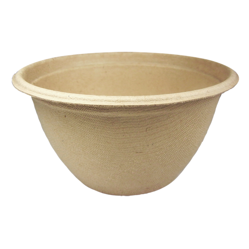 [004069-01] *SPECIAL ORDER ITEM* Round Barrel Bowl, 12 oz, Compostable, Bamboo and unbleached plant fiber, Natural, 500/cs, 13 lbs (ESTIMATED DELIVERY TIME 6-8 WEEKS) NOT RETURNABLE