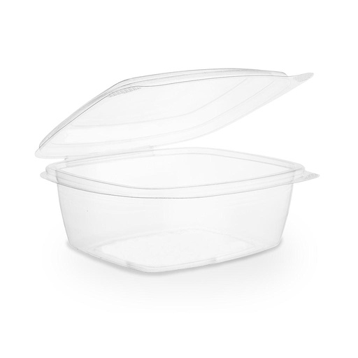 [004074-30] *SPECIAL ORDER ITEM* 24 oz PLA Hinged Lid Deli Container, Clear, Compostable, 200/cs, Special Order Item, Non-refundable, 3 to 4 week lead time