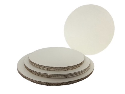 [004213-03] 9" Pizza Circle, Color: White/Kraft, 100/Cs